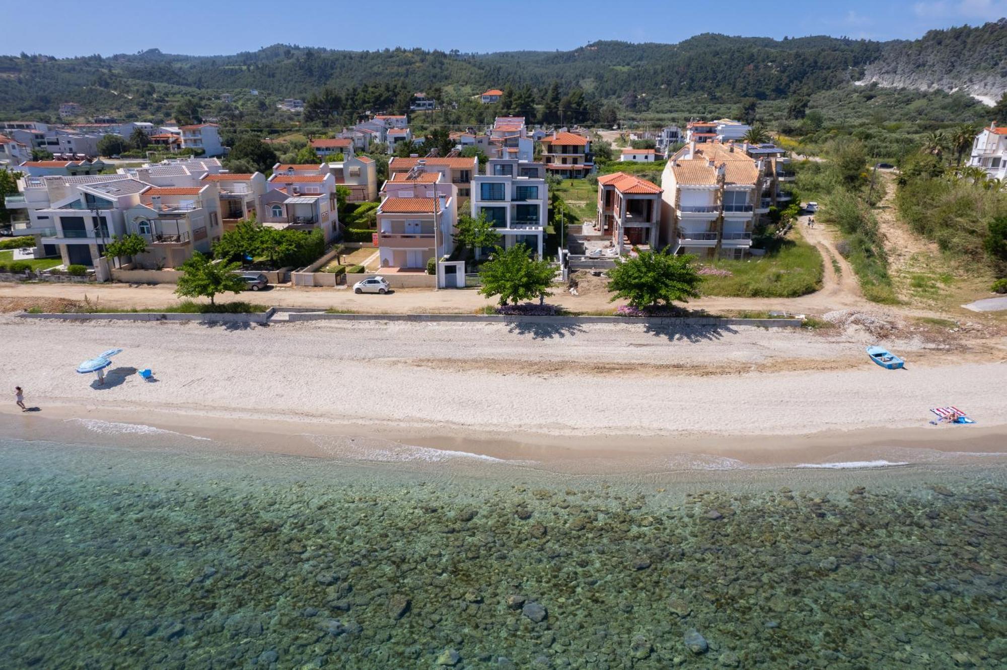 Cavo Blue Coastal Living Appartement Polychrono Buitenkant foto