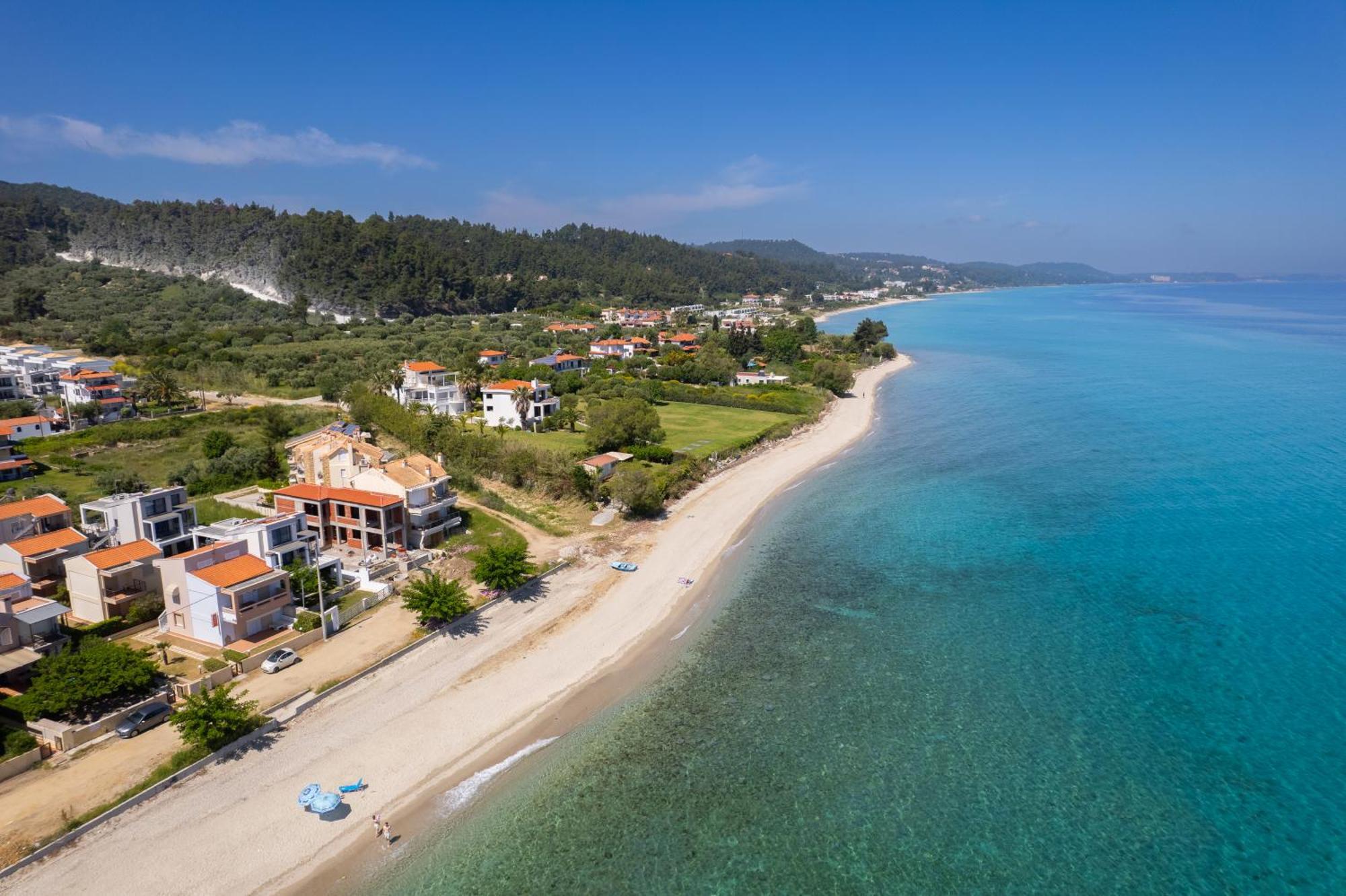 Cavo Blue Coastal Living Appartement Polychrono Buitenkant foto