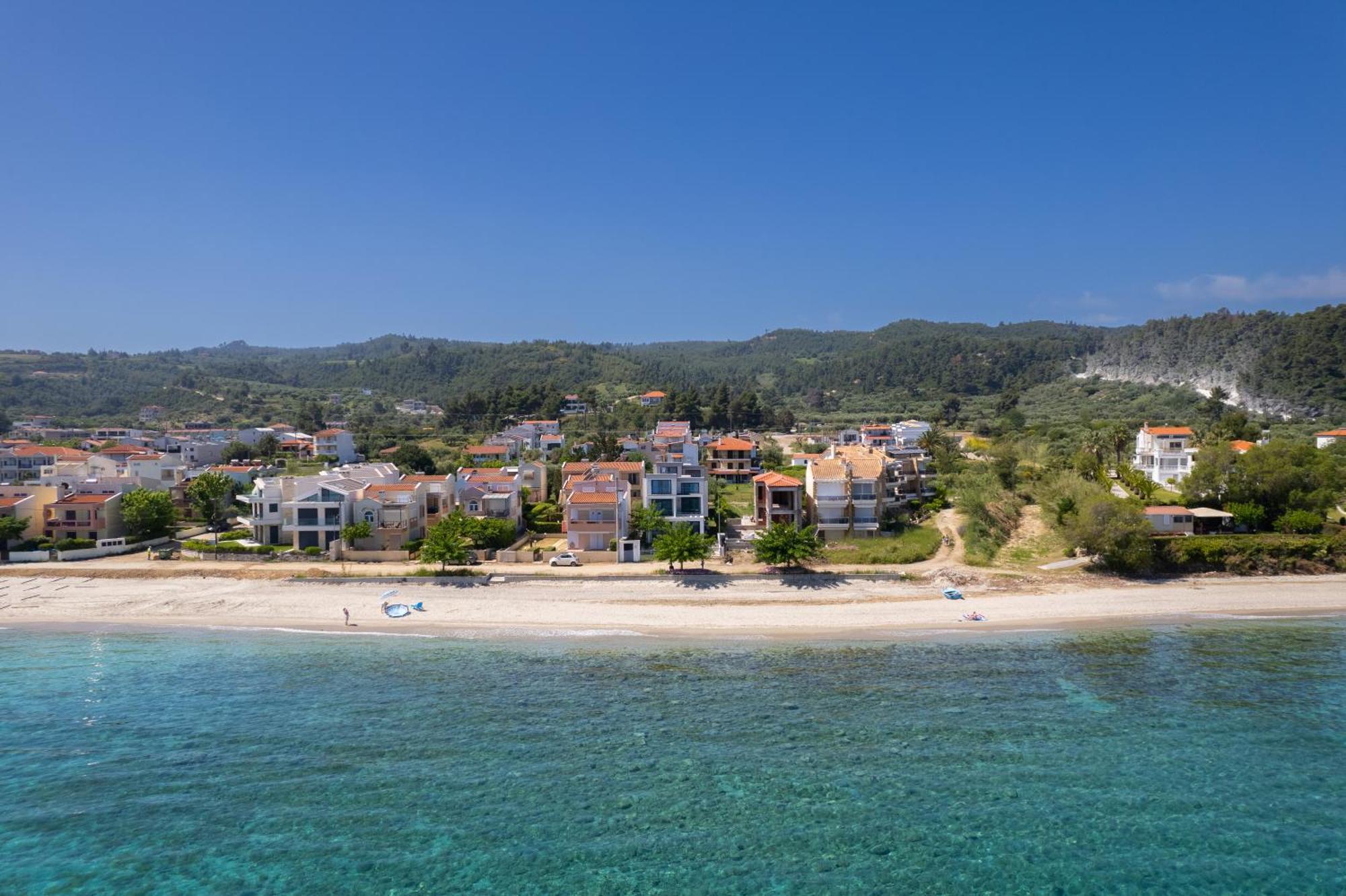 Cavo Blue Coastal Living Appartement Polychrono Buitenkant foto